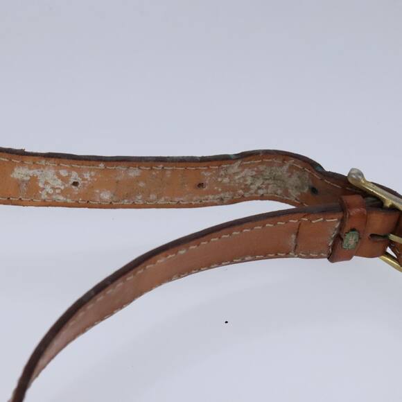 CELINE Macadam Canvas Shoulder Bag Pvc Leather Brown - Picture 9 of 16